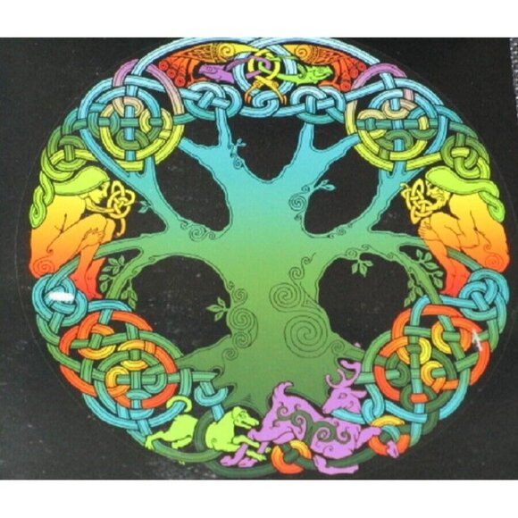 New Celtic Tree of Life Woven Gift Throw Blanket Heavy Afghan Irish Knot Art Big - Picture 1 of 2